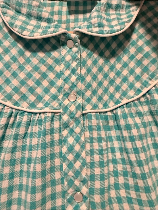 National Since 1952 Other - Gingham House Dress Cotton Snap Front Cottagecore Prairie Farmhouse Small